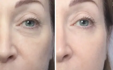 Prima e dopo biorivitalizzazione occhiaie: pelle più liscia e luminosa sotto gli occhi.